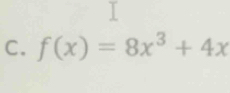 f(x)=8x^3+4x