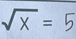 1X= 5