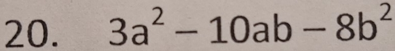 3a^2-10ab-8b^2