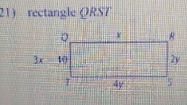 rectangle QRST