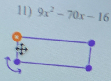 9x^2-70x-16