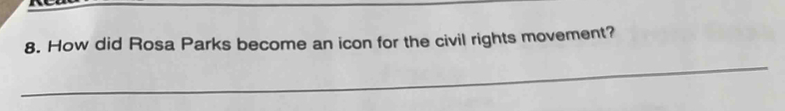 How did Rosa Parks become an icon for the civil rights movement?