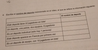 eo, al que se refera la información siguierte