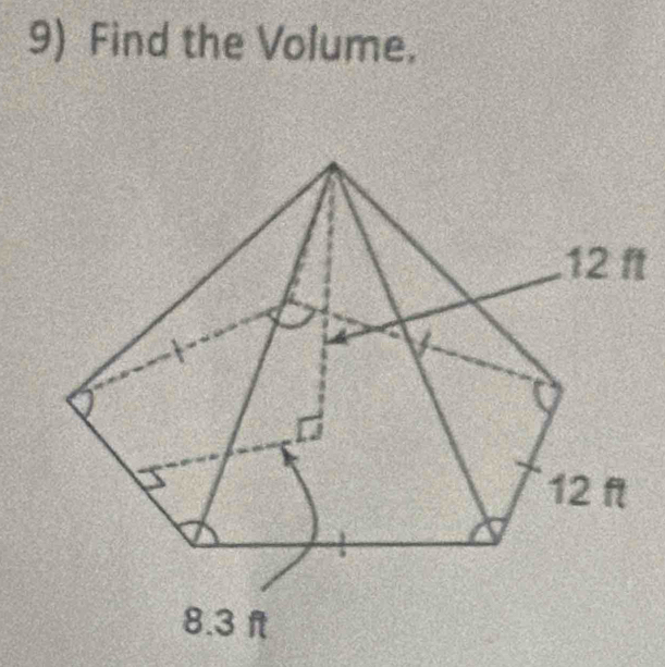 Find the Volume. 
t