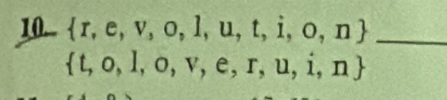 10...  r,e,v,o,l,u,t,i,o,n _
 t,o,l,o,v,e,r,u,i,n