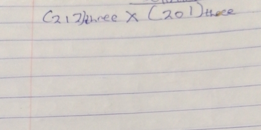 (2,2) thre e* (201) theee