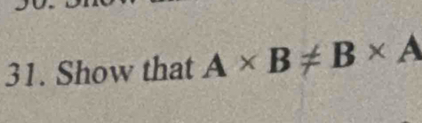 Show that A* B!= B* A