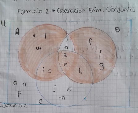 Eercicio 2- Operacion Entre Consuntos 
u 
Eercicio c