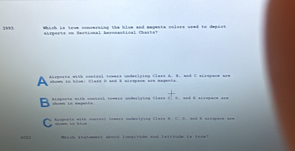 Solved: 3993 Which is true concerning the blue and magenta colors used ...