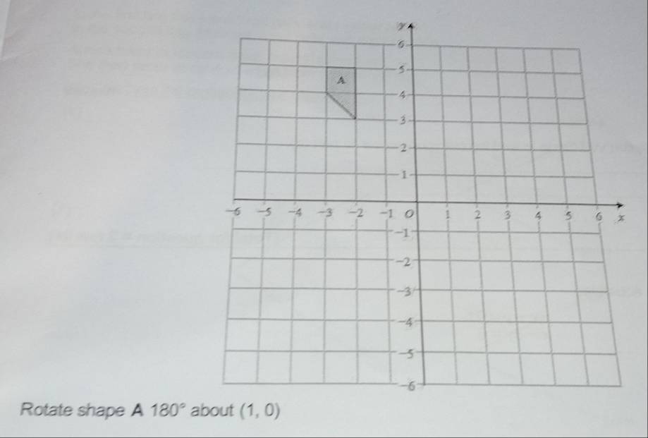 Rotate shape A 180° a