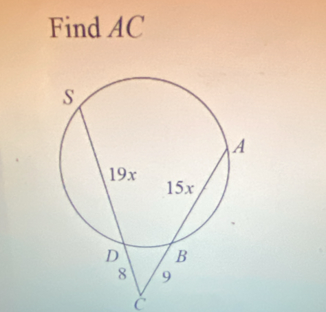 Find AC
C