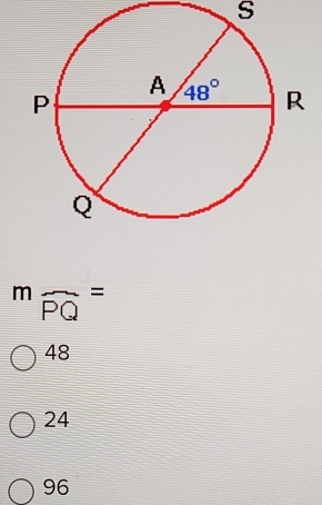 mwidehat PQ=
48
24
96