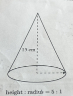 height : radius =5:1