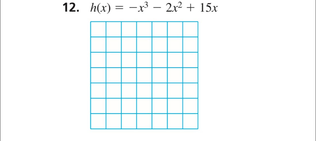 h(x)=-x^3-2x^2+15x