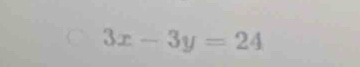 3x-3y=24