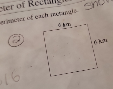 eter of Rectängit 
erimeter of each rectangle.