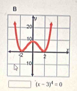 square (x-3)^4=0