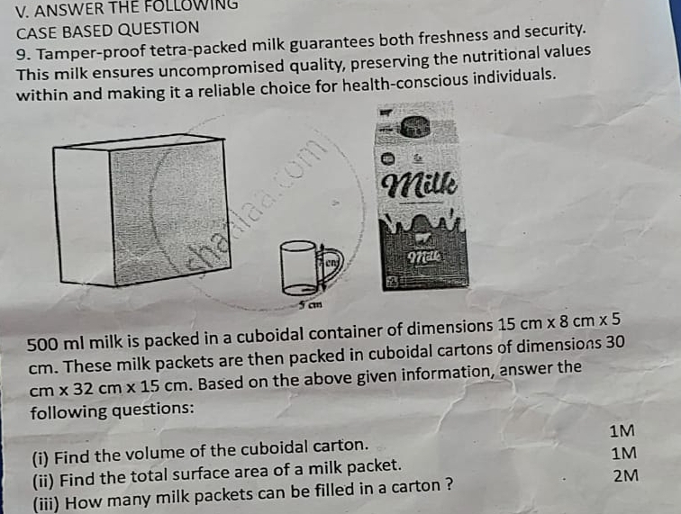 Solved: ANSWER THE FOLLOWING CASE BASED QUESTION 9. Tamper-proof tetra ...
