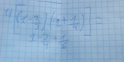 4[(x- 2)(x/3 )(x+frac 12)]=1- 9/4 + 1/6 