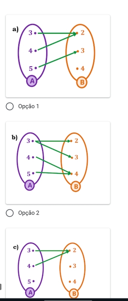 Opção 1
Opção 2