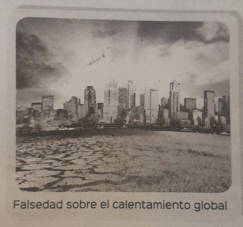 Falsedad sobre el calentamiento global