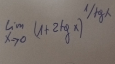 limlimits _xto 0(1+2log x)^1/7gx