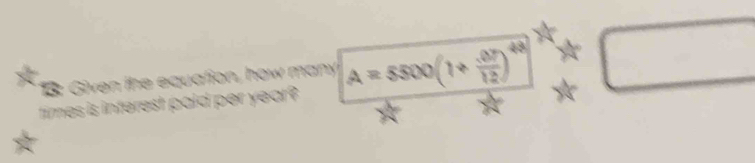 A=5500(1+ (.07)/12 )^48 □