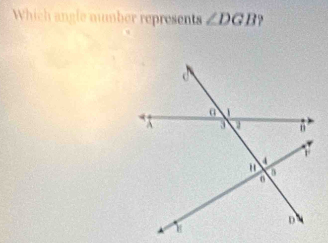 Which angle mumber represents ∠ DGB 3