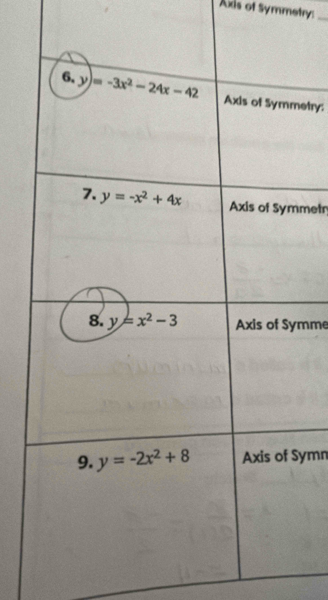 Axs of Symmetry:_
etry:
metn
mme
ymn