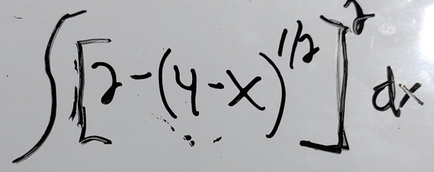 ∈t [2-(4-x)^1/2]^7dx