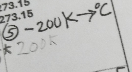 -200kto°C
⑤ . 
2 ∴ y=8 Dok