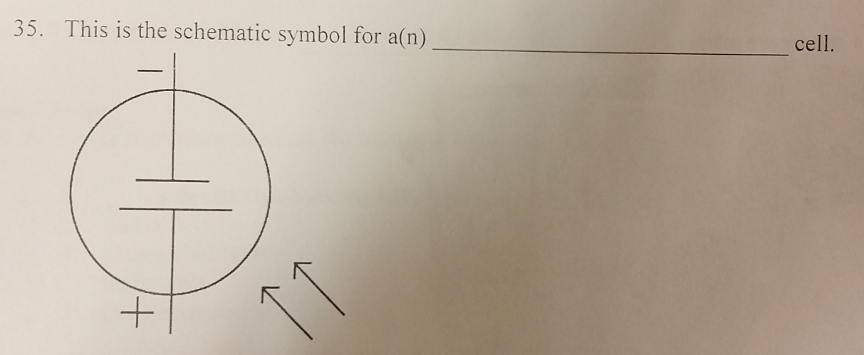 This is the schematic symbol for a(n) _cell.