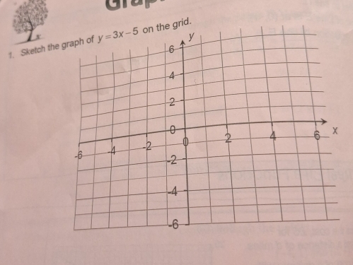 Grar
1. Sketch theon the grid.