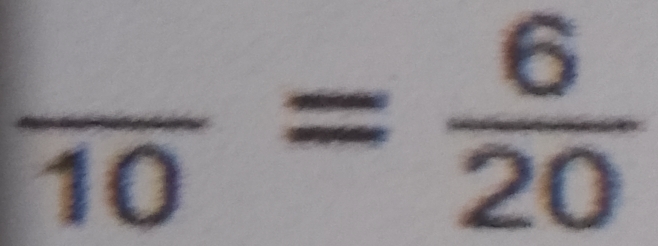 frac 10= 6/20 