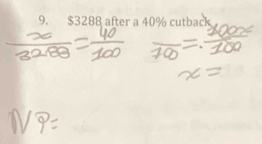 $3288 after a 40% cutback