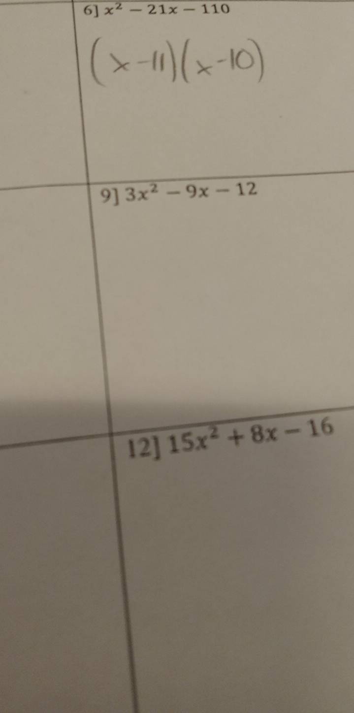 6] x^2-21x-110