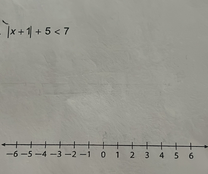 |x+1|+5<7</tex>