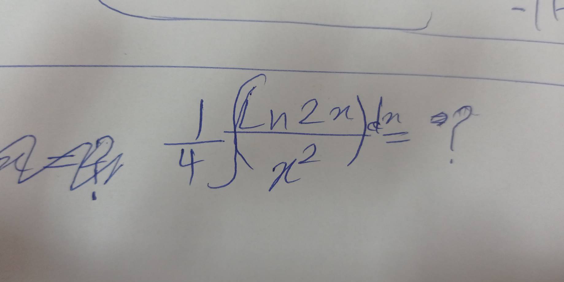  1/4 =( 1/v2x x^2)^x= C