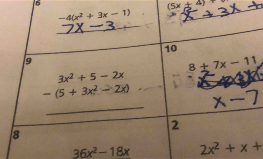 6
(5x+4)+
36x^2-18x