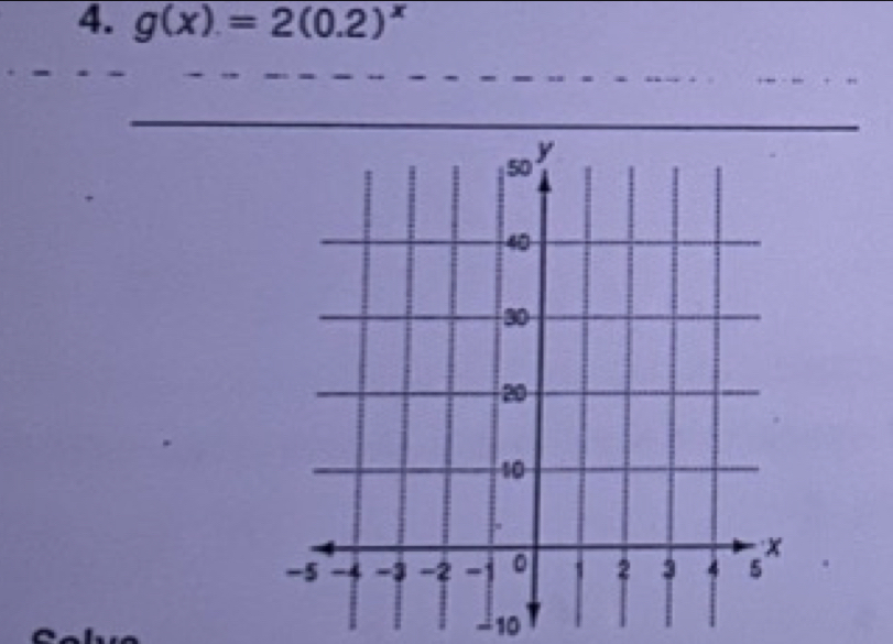 g(x)=2(0.2)^x
2 10