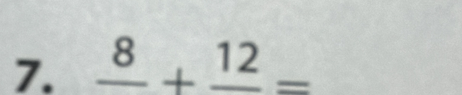 frac 8+frac 12=