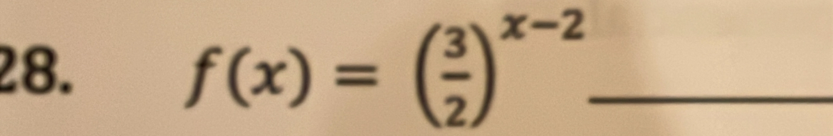 f(x)=( 3/2 )^x-2 _