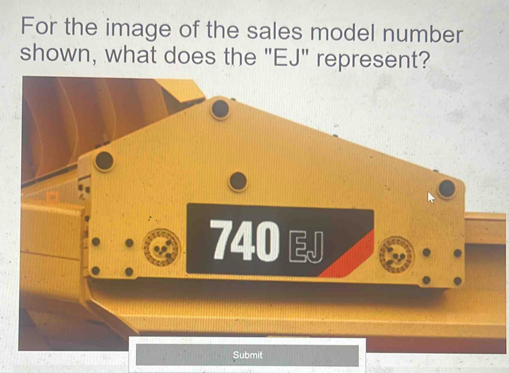 Solved: For the image of the sales model number shown, what does the ...