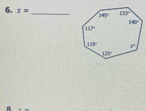 x= _
8. x=