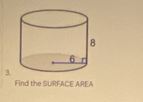 Find the SURFACE AREA