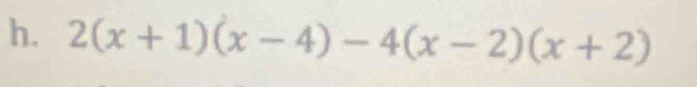 2(x+1)(x-4)-4(x-2)(x+2)