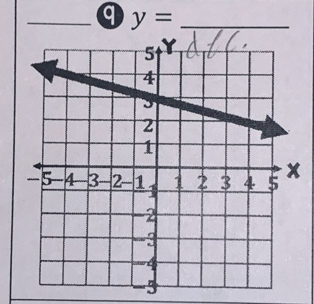 a y= _ 
-