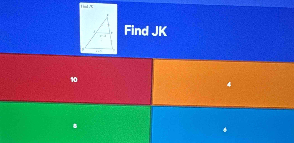 Find JK
Find JK
10