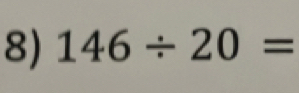 146/ 20=