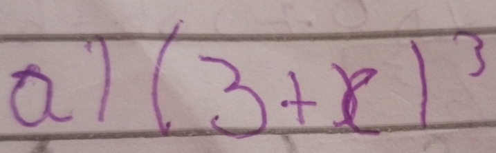 a7 (3+x)^3